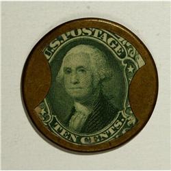 HB-65 EP-103 10¢ Brown''s Bronchial Troches Extremely F 