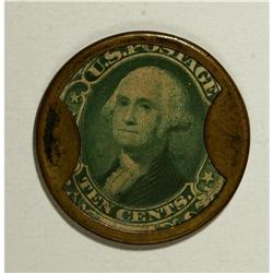 HB-65 EP-103 10¢ Brown''s Bronchial Troches Very Fine. 