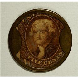 HB-102 EP-74 5¢ Drake''s Plantation Bitters Very Fine. 