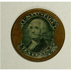 HB-123 EP-114 10¢ Gage Brother & Drake, Tremont House 