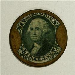 HB-133 EP-116 10¢ J. Gault Choice Extremely Fine. 