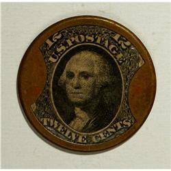 HB-1`35 EP-148 1¢ J. Gault Extremely Fine. A flawless, 
