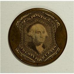 HB-137 EP-167 24¢ J. Gault Extremely Fine. This 24¢ enc 