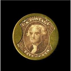 HB-218 EP-92 5¢ John Shillito & Co. Very Fine. A surpri 