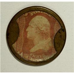 HB-235 EP-59 3¢ White the Hatter Very Fine. A very rare 