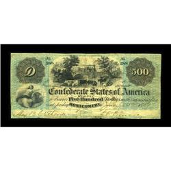 T2 $500 1861. This example bears serial number 388. A f 