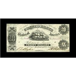 T9 $20 1861. Choice CU 