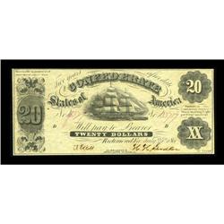 T9 $20 1861. This is a nicely preserved example with ed 