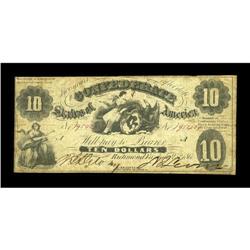 T10 $10 1861. Fine. 