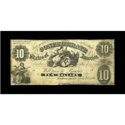 T10 $10 1861. This popular error features the double "F 