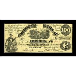 T13 $100 1861. This is a Crisp Uncirculated note. 