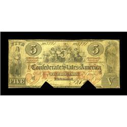 T31 $5 1861. Very Good, COC. 