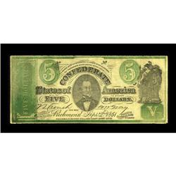 CT-33/250B Counterfeit $5 1861. This woodcut counterfei 