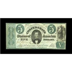T33 $5 1861. Listed as PF-7 State II, whereby the "Va" 
