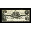 Image 1 : T36 $5 1861. A handsome note with bright paper, dark in 