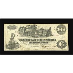 T39 $100 1862. This variety shows no clouds above the s 