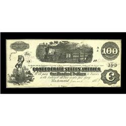 T40 $100 1862. This C-note is dated January 6, 1863 and 