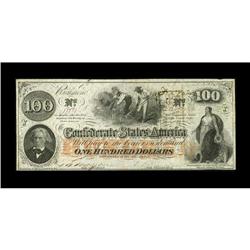 T41 $100 1862. Fully framed and with the block letter C 