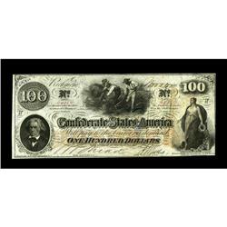 T41 $100 1862. A lone pinhole is noted in this otherwis 