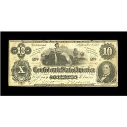 T46 $10 1862. Very Fine. 