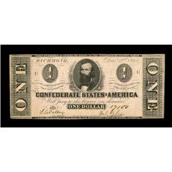 T55 PF-2 State II $1 1862. CU 