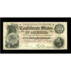 T64 $500 1864. This $500 has deep embossing and it is n 