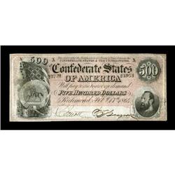 T64 $500 1864. This $500 is well centered, XF 