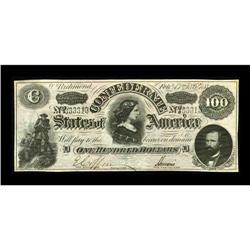 CT65/491 "Havana Counterfeit" $100 1864. AU 