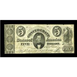 T34 $5 1861. This is a bright $5 with a few small edge 