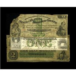 A trio of Alabama Notes, IncludingClayton, AL- Barbour 