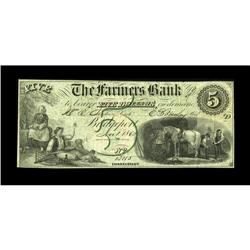 Bridgeport, CT- The Farmers Bank $5 Nov. 1, 1860 G16bAn 