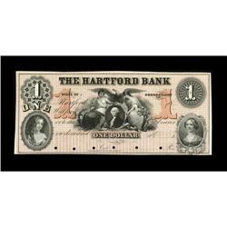Hartford, CT- The Hartford Bank $1 UNL ProofA lovely ex 