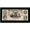 Image 1 : Hartford, CT- The Hartford Bank $1 UNL ProofA lovely ex 