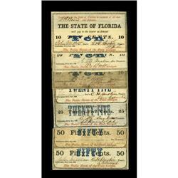 Tallahasse, FL- State of Florida 50¢ (2); 25¢ (2); 10¢ 