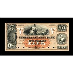 Cumberland,MD- Cumberland City Bank $5 G2a Shank 30.4.3 