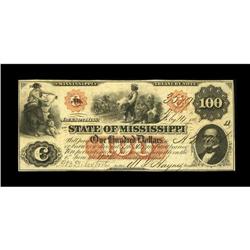 Jackson, MS- State of Mississippi $100 Feb. 14, 1862 Cr 