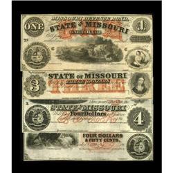 (Jefferson City, MO)- Missouri Defence Bond $1, $3, $4, 