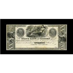 Camden, NJ- State Bank at Camden $20 G52 Wait 357 Proof 