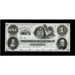 Freehold, NJ- Freehold Banking Co. $1 G2 Wait 614 Proof 