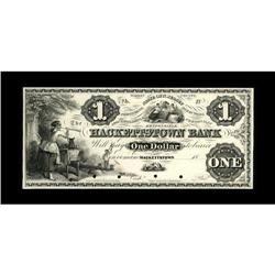 Hackettstown, NJ- Hackettstown Bank $1 G2 Wait 724 Proo 