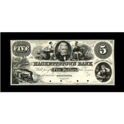 Hackettstown, NJ- Hackettstown Bank $5 G8 Wait 731 Proo 