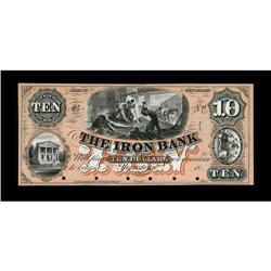 Morristown, NJ- The Iron Bank $10 G28a Wait 1212 ProofA 