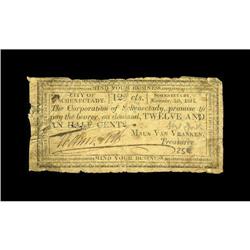 Schenectady, NY-City of Schenectady 12 1/2¢ Nov. 5, 181 