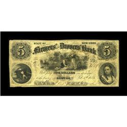 Somers, NY- Farmers & Drovers Bank $5 Oct. 4, 1858 A15A 