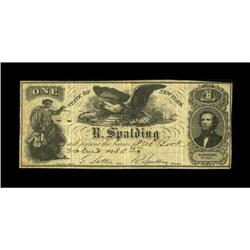 Unknown Location, NY- R. Spalding Ad NoteThis interesti 