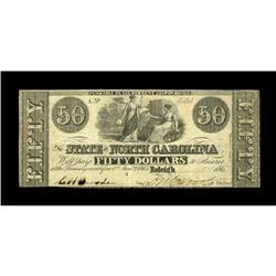 Raleigh, State of North Carolina $50 1862 Cr. 74cThis i 