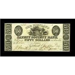 Kirtland, OH- The Kirtland Safety Society Bank $50 Mar. 