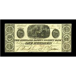 Kirtland, OH- The Kirtland Safety Society Bank $100 Mar 