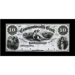 Philadelphia, PA- Commonwealth Bank $10 Haxby UNL Hoobe 