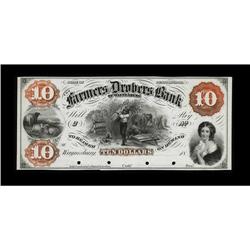 Waynesburg, PA- Farmers & Drovers Bank $10 G20a Hoober 